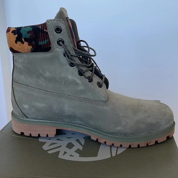 Timberland 6” Premium “Dark Green/Cameo” Men’s Boots